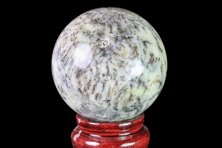 Polished Dendritic Agate Sphere - Madagascar #157661